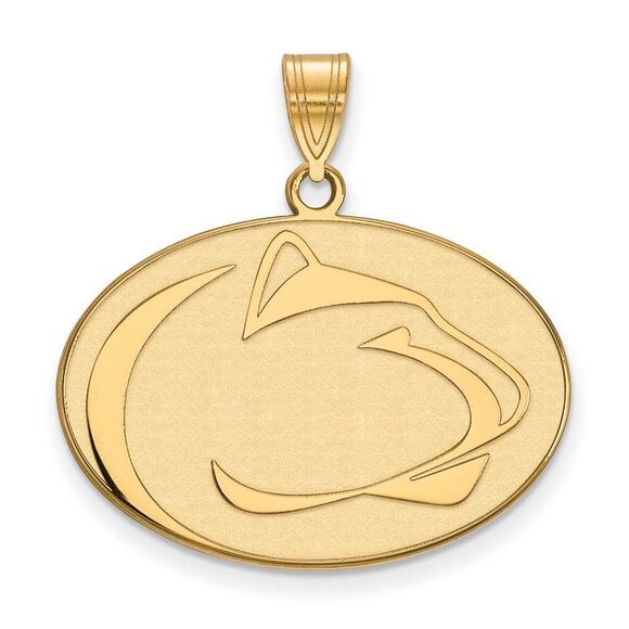 10k Yellow Gold Penn State Large Pendant